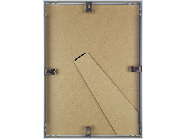 Fotolijst Seco A4 zilverkleur Geborsteld aluminium. 11 mm