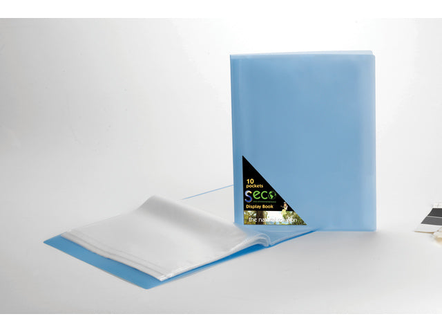 Showalbum Seco blauw 10 tas Biologisch afbreekbaar.