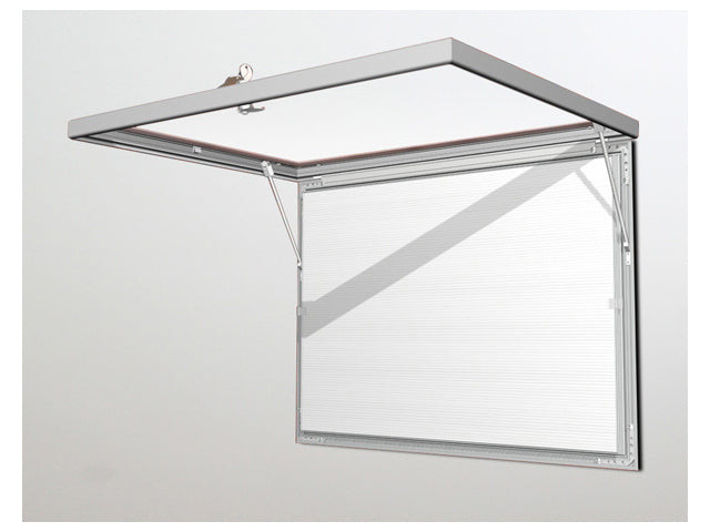 Posterlijst Seco 2x Perspex A4 zilver afsluitbaar