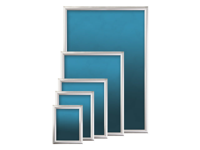Kliklijst Seco A3 25mm aluminium frame, anti-glans PVC voorkant