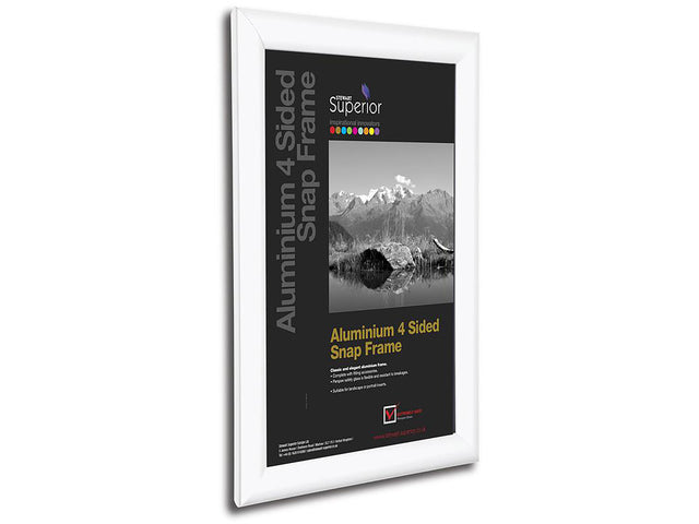 Kliklijst Seco A1 met 25mm aluminium frame, anti-glans PVC voorkant