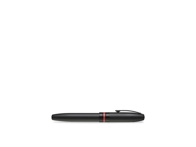 Vulpen SHEAFFER Icon E9108 M Mattschwarzer Lack mit roten PVD-Besatz