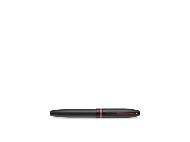 Vulpen SHEAFFER Icon E9108 M Mattschwarzer Lack mit roten PVD-Besatz