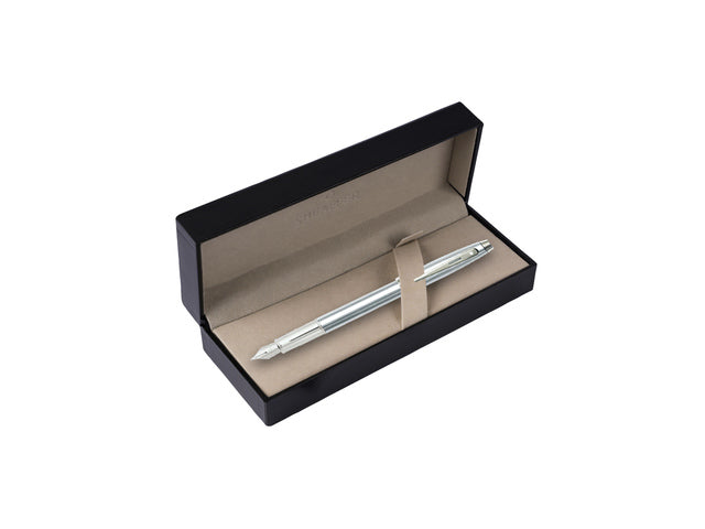 Vulpen SHEAFFER 100 E9306 F Gebürstetes Chrom vernickelt