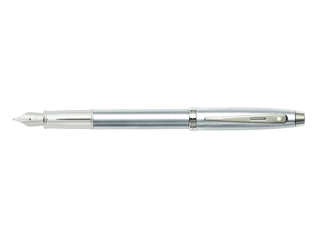 Vulpen SHEAFFER 100 E9306 M Gebürstetes Chrom vernickelt