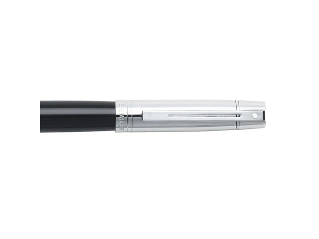 Vulpen SHEAFFER 300 E9314 M Zwarte cilinder chromen dop verchroomd