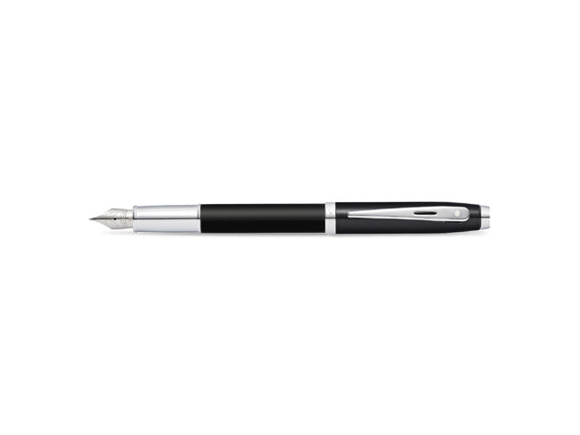 Vulpen SHEAFFER 100 E9317 F Matzwart vernikkeld