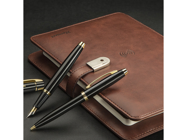 Vulpen SHEAFFER 100 E9322 F Glanzend zwart goudkleurig