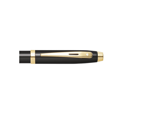 Vulpen SHEAFFER 100 E9322 M Glanzend zwart goudkleurig