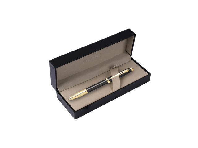Vulpen SHEAFFER 100 E9322 M Glanzend zwart goudkleurig