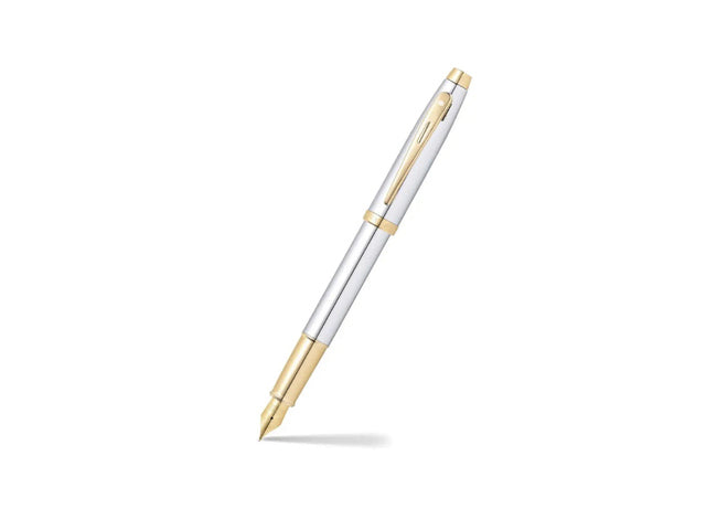 Vulpen SHEAFFER 100 E9340 M Bright chrome goudkleurig
