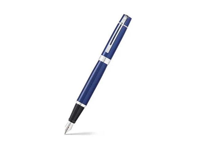 Vulpen SHEAFFER 300 E9341 M Glanzend blauw verchroomd