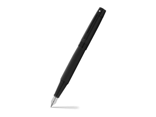 Vulpen SHEAFFER 300 E9343 F Matzwarte lak gepolijst zwart
