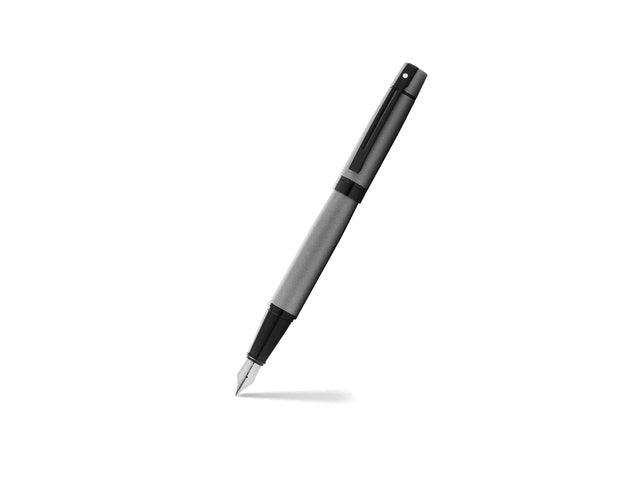 Vulpen SHEAFFER 300 E9345 M Mat grijs lak gepolijst zwart
