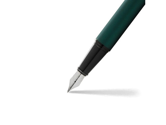 Vulpen SHEAFFER 300 E9346 M Mat groene lak gepolijst zwart
