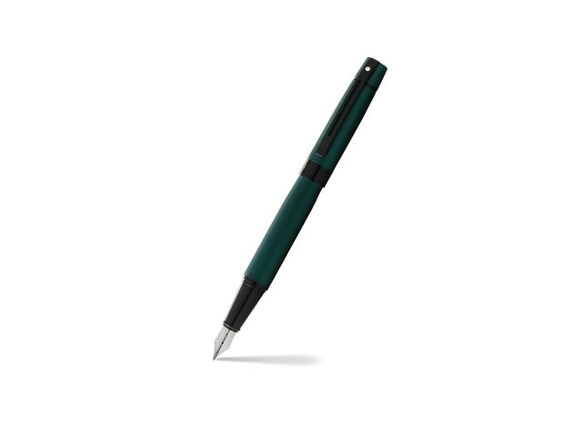 Vulpen SHEAFFER 300 E9346 M Mat groene lak gepolijst zwart