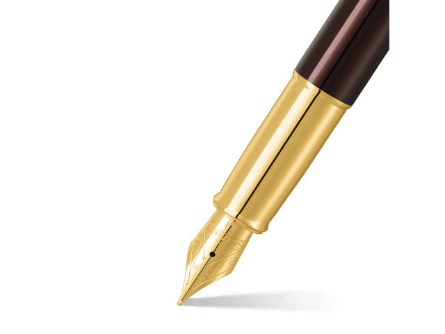 Vulpen SHEAFFER 100 E9370 M Koffiebruin PVD goud