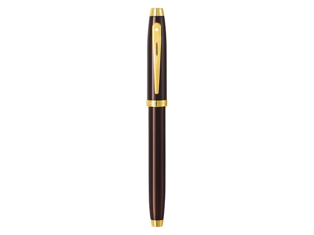 Vulpen SHEAFFER 100 E9370 M Koffiebruin PVD goud