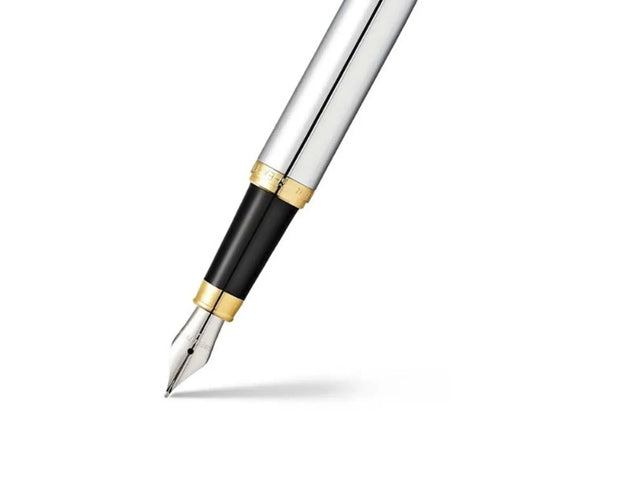 Vulpen SHEAFFER VFM E9422 M Gepolijst chroom verguld