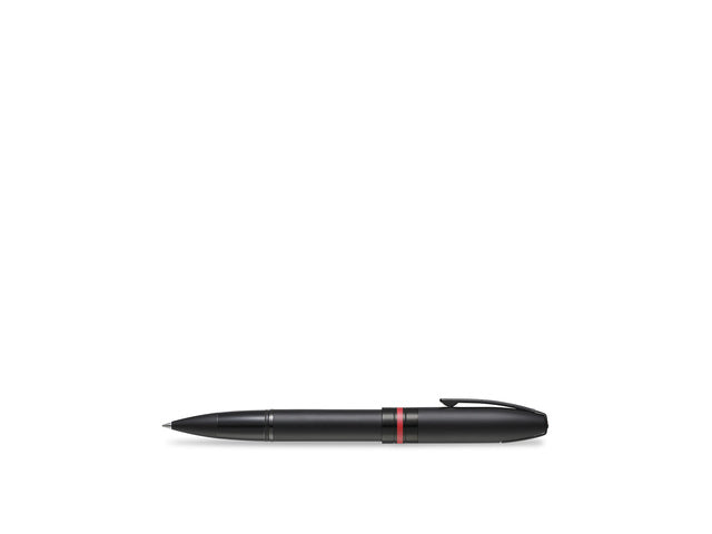 Rollerball SHEAFFER Icon E9108 Mattschwarzer Lack mit roten PVD-Besatz
