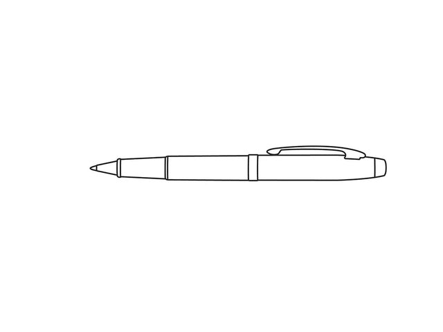 Rollerball SHEAFFER 100 E9306 Gebürstetes Chrom vernickelt