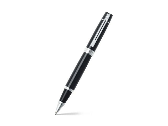 Rollerball SHEAFFER 300 E9312 Schwarz glänzend verchromt