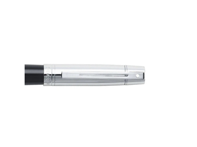 Rollerball SHEAFFER 300 E9314 Schwarzer Schaft Chromkappe verchromt