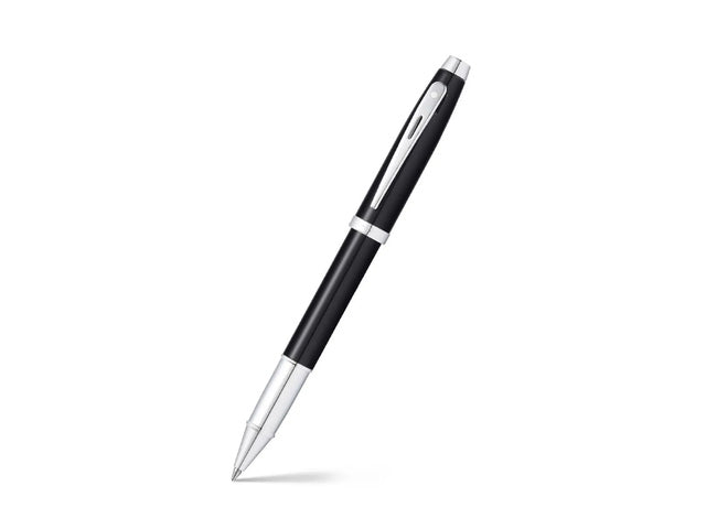 Rollerball SHEAFFER 100 E9338 Schwarzlack glänzend verchromt