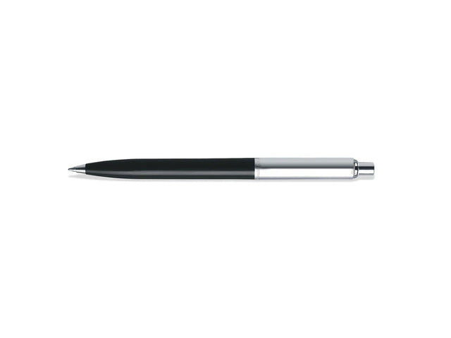 Balpen SHEAFFER SENTINEL 321 Zwart geborsteld chroom verchroomd