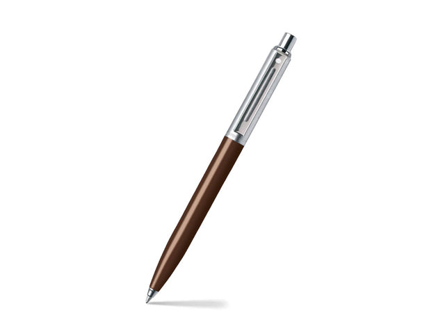 Balpen SHEAFFER SENTINEL 321 Koffieboon (bruin) geborsteld chroom, verchroomd
