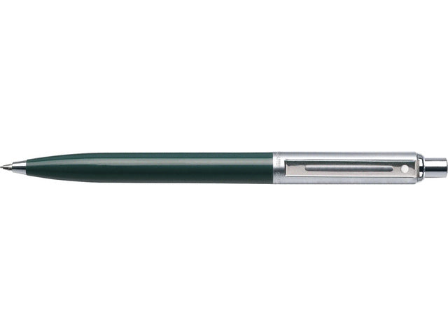 Balpen SHEAFFER SENTINEL 321 Donkergroen geborsteld chroom verchroomd