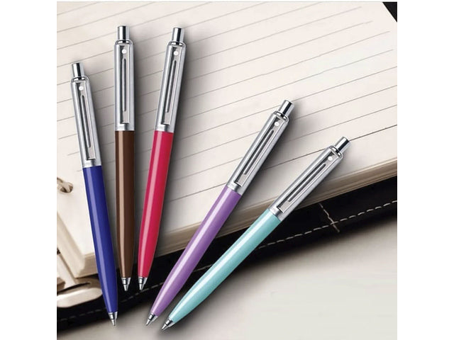 Balpen SHEAFFER SENTINEL 321 Burgundy geborsteld chroom verchroomd