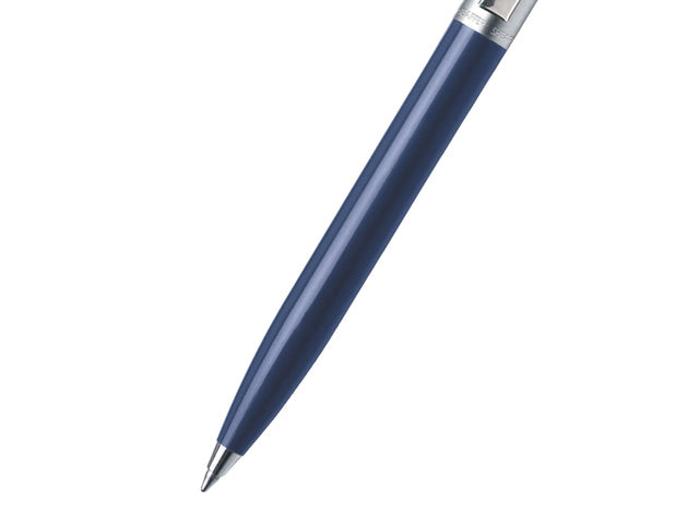 Balpen SHEAFFER SENTINEL 321 Blauw geborsteld chroom verchroomd