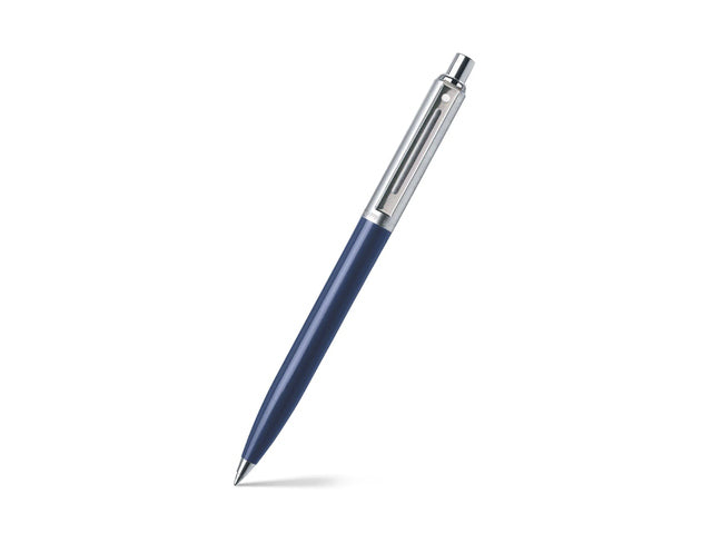 Balpen SHEAFFER SENTINEL 321 Blauw geborsteld chroom verchroomd
