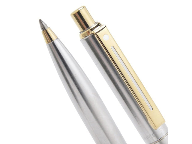 Balpen SHEAFFER SENTINEL 325 geborsteld chroom goud tinten