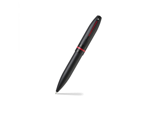 Balpen SHEAFFER Icon E9108 Matzwarte lak rode PVD-afwerking