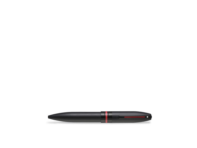 Balpen SHEAFFER Icon E9108 Matzwarte lak rode PVD-afwerking