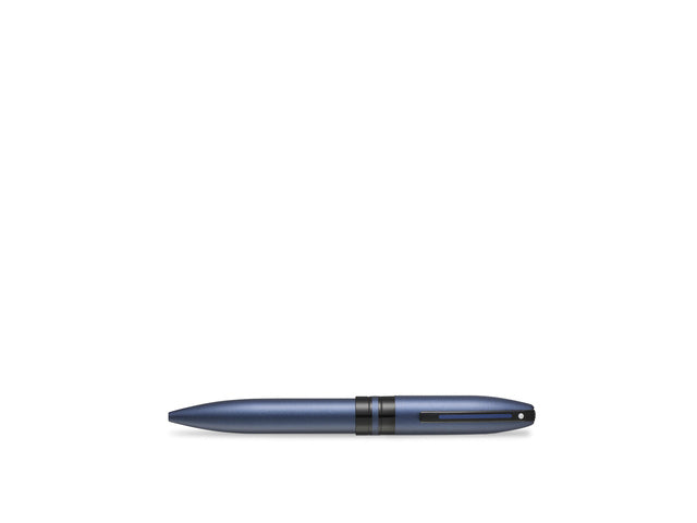 Balpen SHEAFFER Icon E9110 Matblauwe lak zwarte afwerking