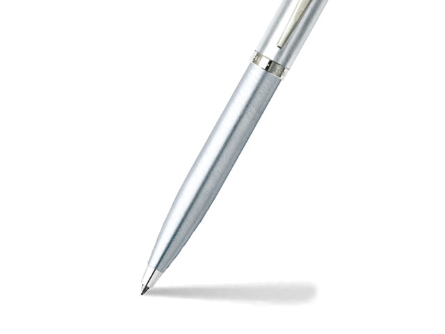 Balpen SHEAFFER 100 E9306 Geborsteld chroomnikkel geplateerd