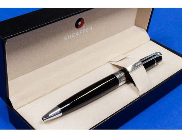 Balpen SHEAFFER 300 E9312 Glanzend zwart verchroomd