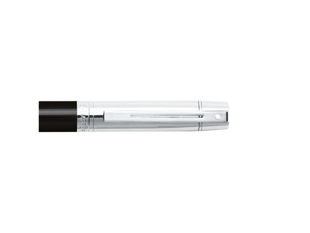 Balpen SHEAFFER 300 E9314 Zwarte cilinder chromen dop verchroomd