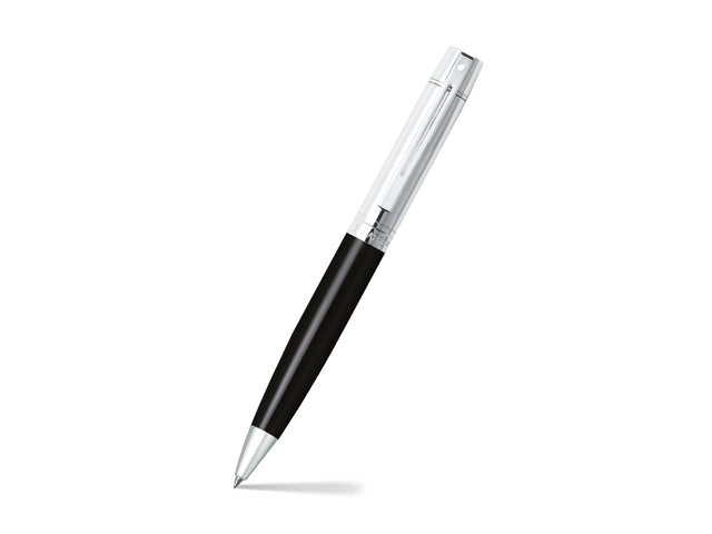 Balpen SHEAFFER 300 E9314 Zwarte cilinder chromen dop verchroomd