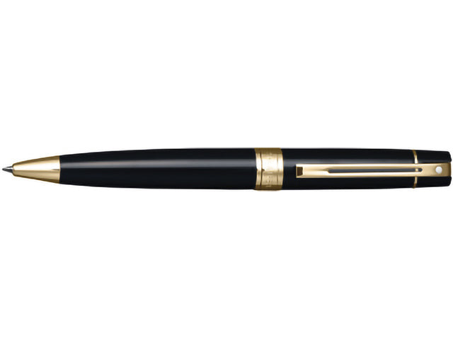 Balpen SHEAFFER 300 E9325 Glanzend zwart goudkleurig