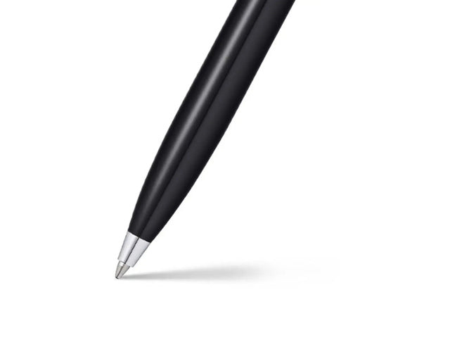 Balpen SHEAFFER 100 E9338 Glanzend zwart gelakt verchroomd