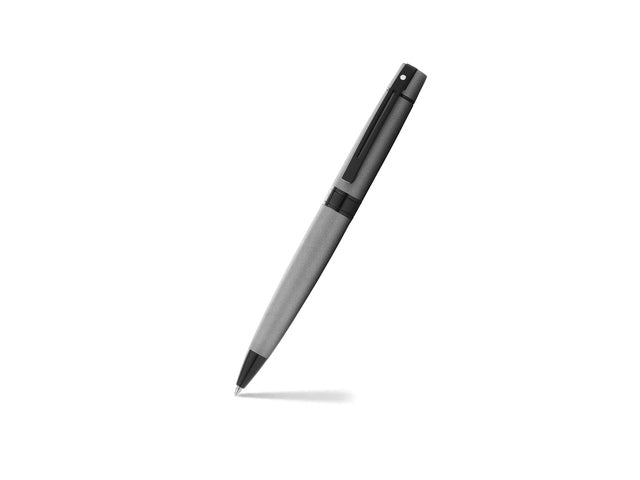 Balpen SHEAFFER 300 E9345 Matgrijze lak gepolijst zwart