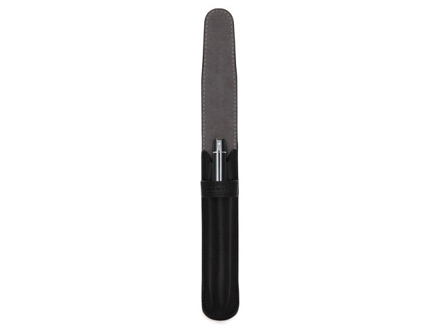 Balpen Giftset Sheaffer 300 Balpen Giftset SHEAFFER 300 G9312 Helder chroom goudkleur met lederen penetui
