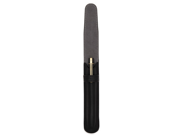 Balpen Giftset Sheaffer 300 Balpen Giftset SHEAFFER 300 G9325 Helder chroom goudkleur met lederen penetui