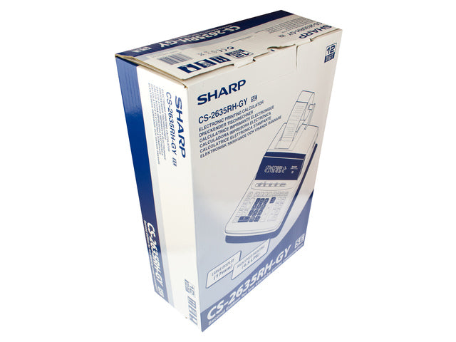 Rechner Sharp CS2635RHGYSE grauer Druck