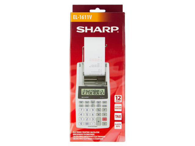 Taschenrechner Sharp EL1611V mit grauem Druck