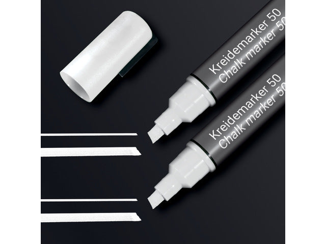 Krijtstift Sigel set 2 stuks met wigpunt 1-5 mm